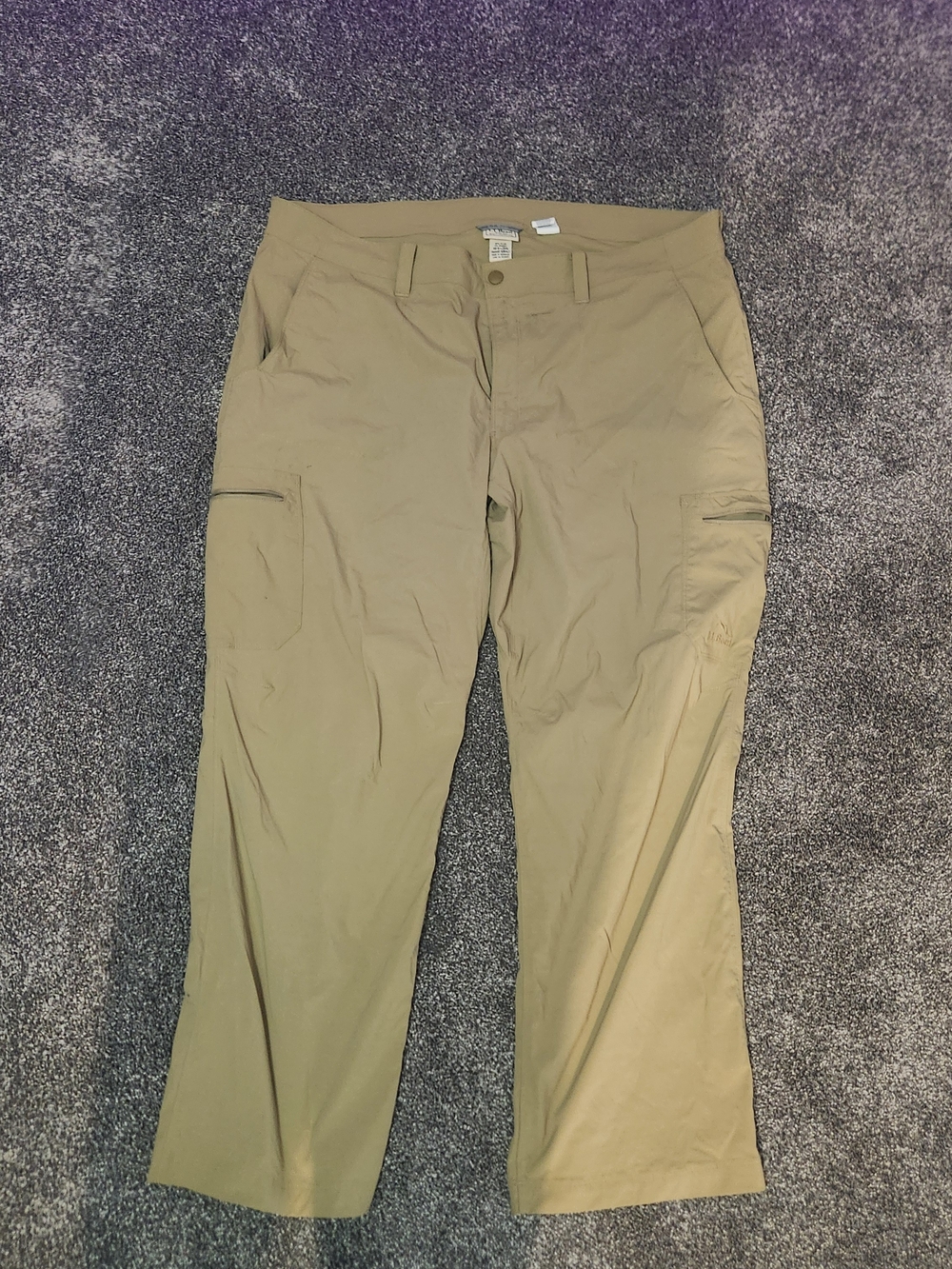 L.L. Bean Khaki Utility Cargo Pants - 40 X 29